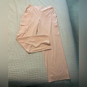Athleta Brooklyn cargo pant size 14 , pale pink